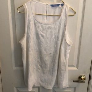 Simply Vera White Tunic Sz XL